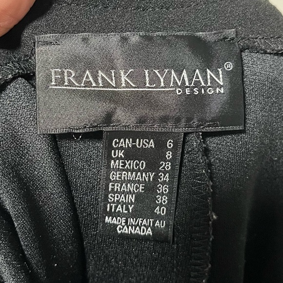 Frank Lyman Women’s Black Slim Fit Ankle Pants Size 6 - Picture 3 of 8